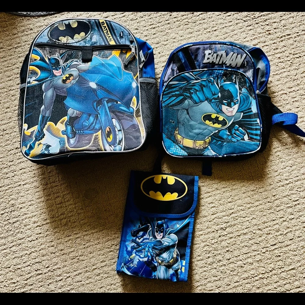 Batman Backpack Set - Picture 2 of 2